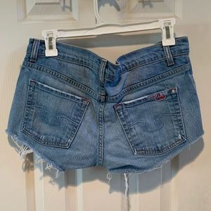 Blue Cult Designer Cutoffs